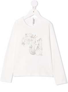 Il Gufo толстовка с круглым вырезом и графичным принтом