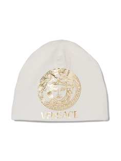 Versace Kids шапка бини с логотипом Medusa