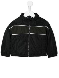 Emporio Armani Kids бомбер с жаккардовым логотипом