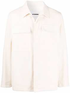 Jil Sander вельветовая куртка-рубашка
