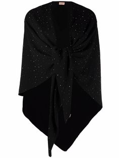 TWINSET платок с кристаллами