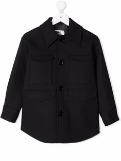 MM6 Maison Margiela Kids однобортное пальто