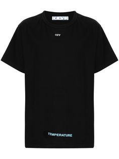 Off-White футболка с принтом