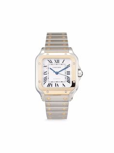 Cartier наручные часы Santos pre-owned 35 мм 2021-го года