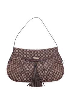 Céline Pre-Owned сумка на плечо с кисточкой и узором Macadam