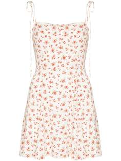 Reformation платье Bisque с цветочным принтом