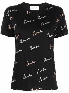 LANVIN футболка с логотипом