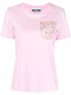 Moschino футболка с принтом Teddy Bear