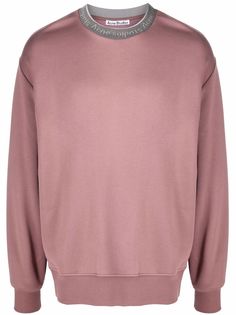 Acne Studios джемпер оверсайз с логотипом