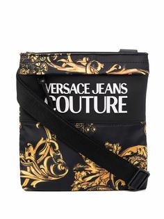 Versace Jeans Couture сумка-мессенджер с принтом Baroque