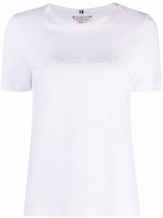 Tommy Hilfiger футболка с вышитым логотипом