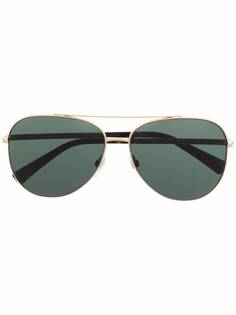 Valentino Eyewear солнцезащитные очки-авиаторы с затемненными линзами