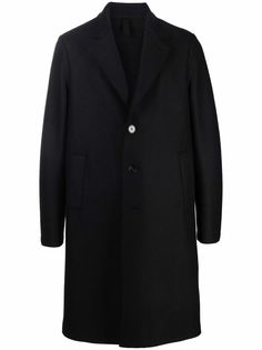Harris Wharf London однобортное пальто с заостренными лацканами