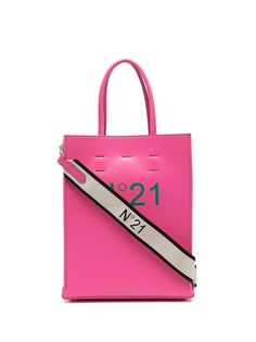 Nº21 Small Logo-Print Shopper