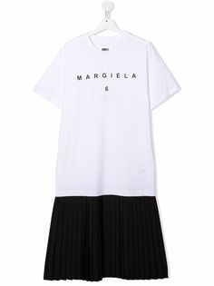MM6 Maison Margiela Kids платье-футболка с логотипом