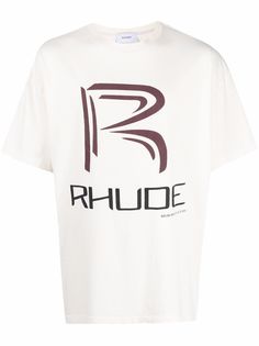 Rhude футболка с логотипом