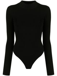 Dion Lee боди с длинными рукавами и открытой спиной