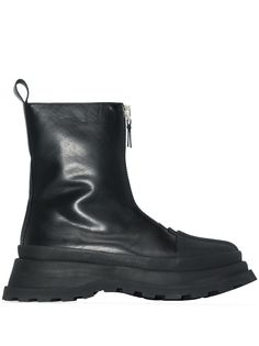 Jil Sander ботинки на молнии