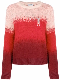 LIU JO джемпер в стиле колор-блок
