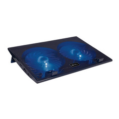 Подставка для ноутбука Digma D-NCP170-2H, 17", 290х270х25 мм, 2хUSB, вентиляторы 2 х 160 мм, 700г, черный