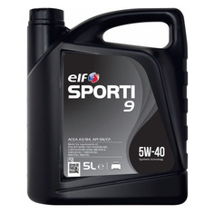 Моторное масло ELF Sporti 9 5W-40 5л. синтетическое [214252]