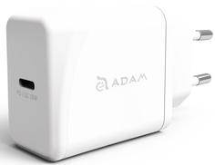 Сетевое зарядное устройство ADAM Elements OMNIA F1 USB-C PD (белый)