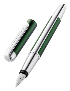 Ручка перьевая Pelikan Elegance Pura P40 (зеленый, серебристый) Пеликан