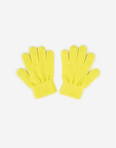 Жёлтые перчатки для мальчика Gloria Jeans