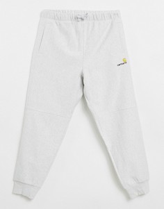 Серые джоггеры с надписью Carhartt WIP American-Серый