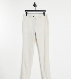 Узкие брюки до щиколотки с добавлением льна Gianni Feraud Tall Wedding-Белый