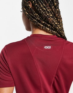 Спортивная футболка с логотипом ASOS 4505-Красный