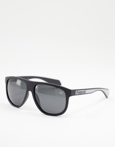 Квадратные солнцезащитные очки Polaroid-Черный цвет
