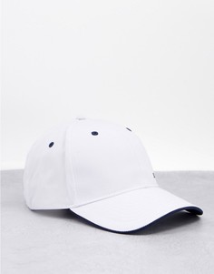 Белая кепка с логотипом-надписью Ben Sherman-Белый
