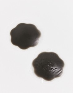 Черные однотонные силиконовые накладки на соски ASOS DESIGN-Черный цвет
