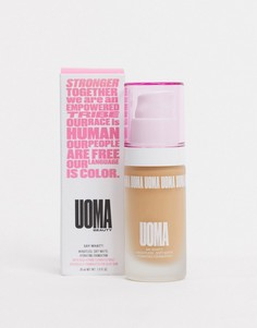 Мягкая матовая основа под макияж UOMA Beauty Say What?! Honey Honey-Коричневый цвет