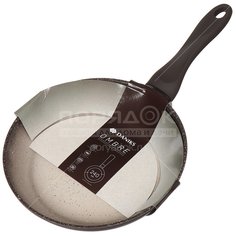 Сковорода алюминий, 24 см, антиприг, Daniks, Омбре, FPW-24-SM-AMBR-BLK, без крыш, индукц