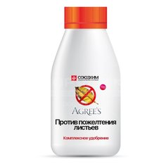 Удобрение органоминеральное Agrees Против пожелтения листьев, 0.25 л, Союзхим Agree's