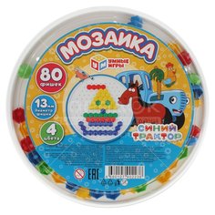 Игрушка детская Мозаика 80 фишек, 18.5 см