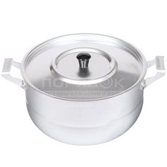 Кастрюля алюминий, 3 л, с крыш, Scovo, МТ-117