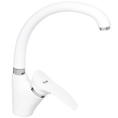 Смеситель для кухни Frap F4101-12 латунный, картридж 40 мм, белый