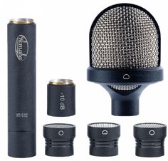 МК-012-40 Профессиональный студийный конденсаторный микрофон со сменными капсюлями с малой диафрагмой стереопара, черный. Октава