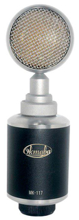 МК-117 Широкомембранный конденсаторный микрофон, черный, деревянный кейс Октава