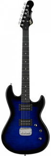 Tribute Superhawk Deluxe Blueburst FMT G&L