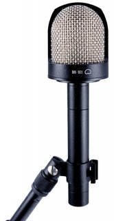 МК-101 Профессиональный студийный конденсаторный микрофон с большой диафрагмой (черный) Октава
