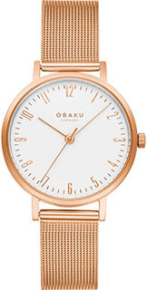 fashion наручные женские часы Obaku V248LXVIMV. Коллекция Mesh
