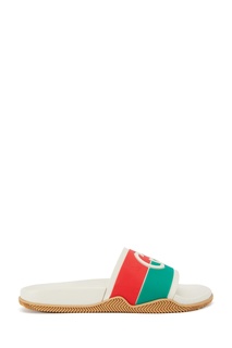 Разноцветные пантолеты с логотипом Gucci