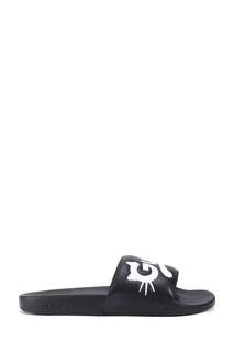 Черные пантолеты с логотипом Gucci
