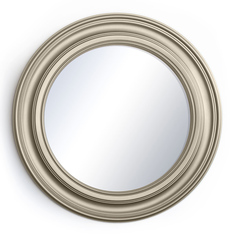Круглое зеркало в раме celebrate (miljö) серебристый 4 см.