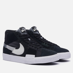 Мужские кроссовки Nike SB Zoom Blazer Mid Premium Mosaic, цвет чёрный