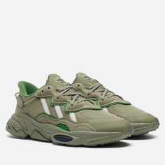 Кроссовки adidas Originals Ozweego, цвет оливковый
